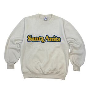 Vintage 80s Santa Anita Park Horse Racing Track Jerzees sweatshirt medium USA